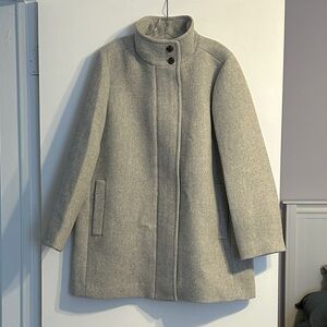 NWT Stylish Gray Wool Coat